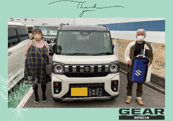 J様新型スペーシアギア納車☆彡